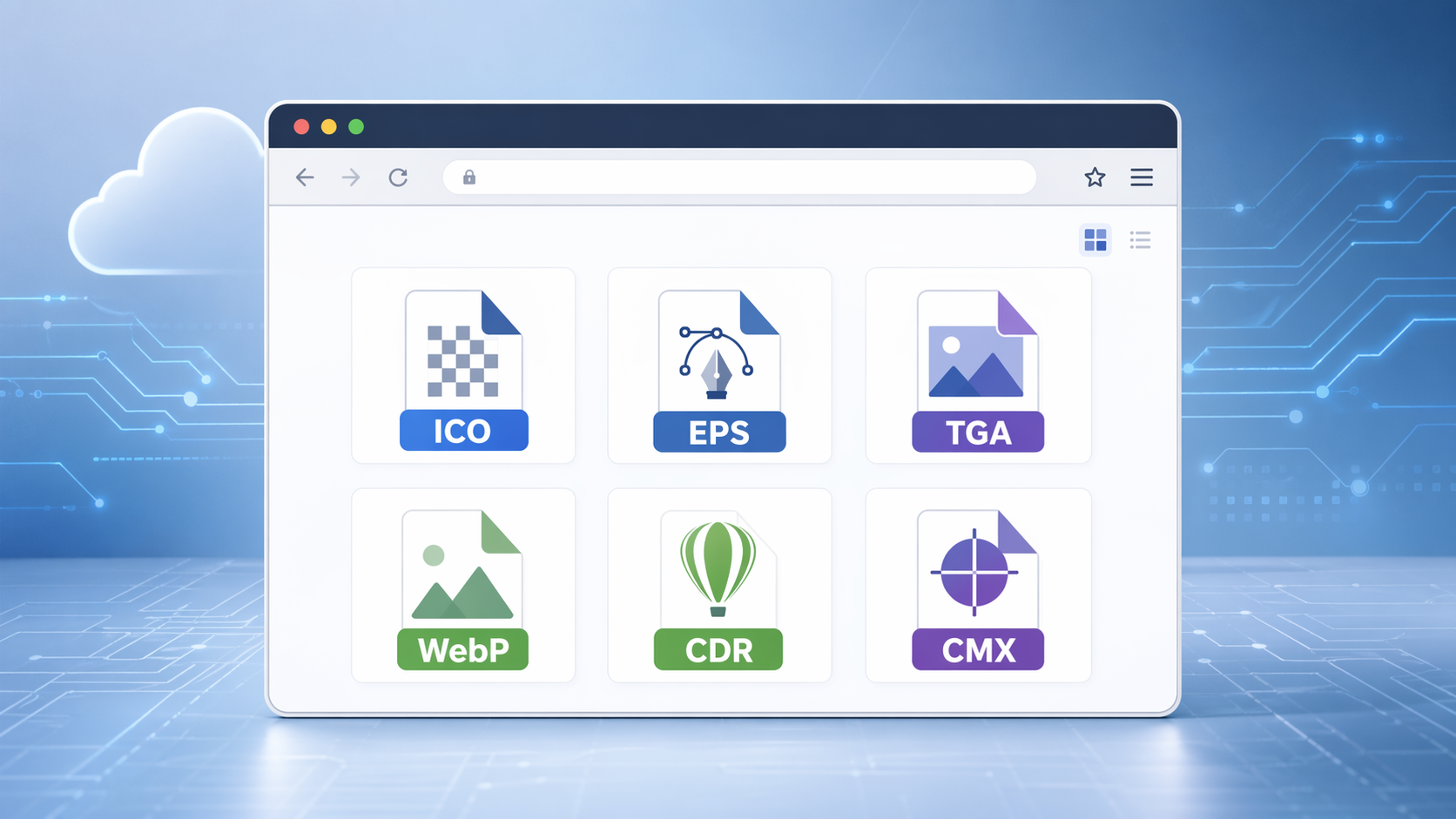 Улучшенный просмотрщик изображений - ICO - EPS - TGA - WEBP - CDR - CMX