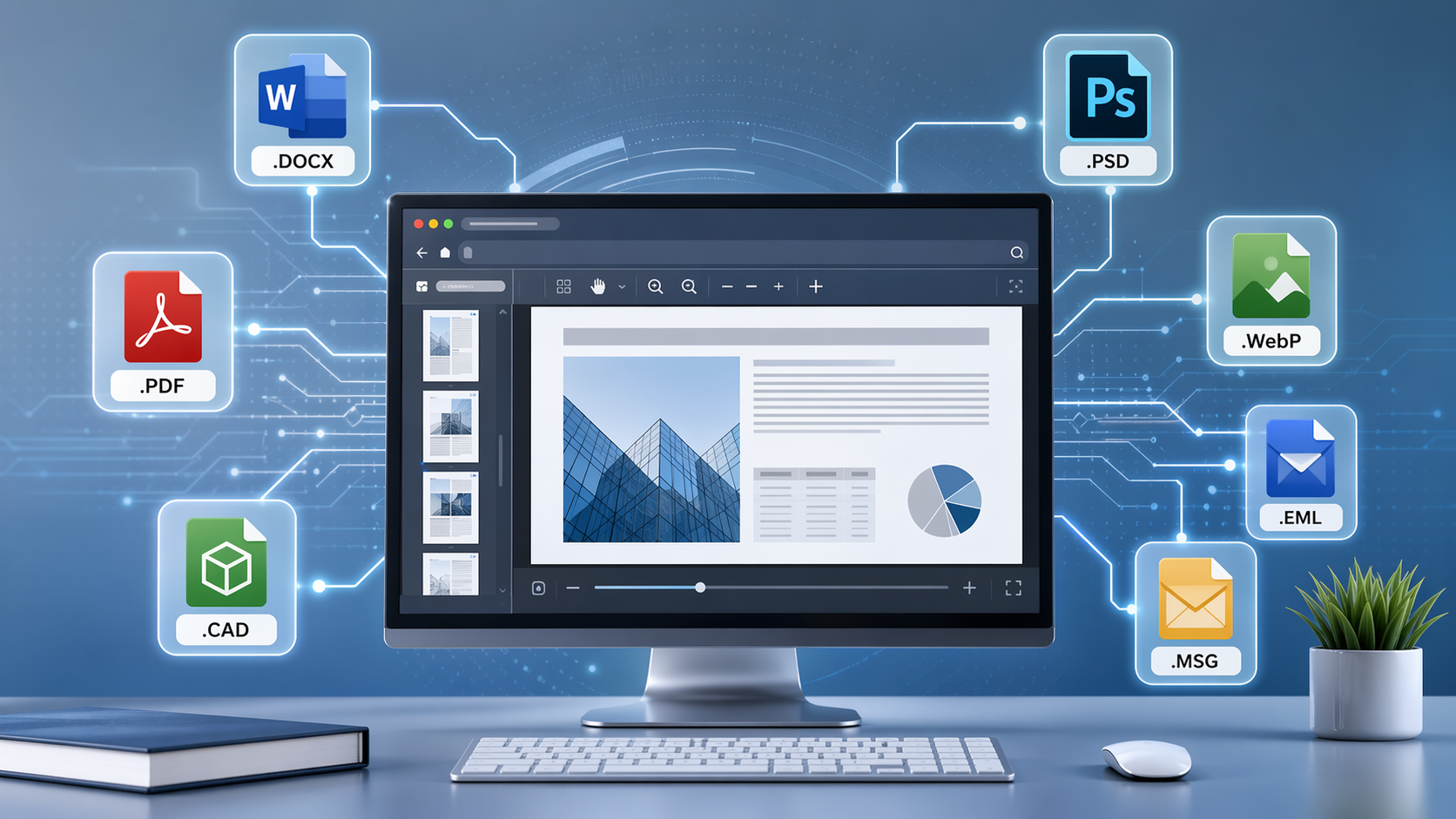 Новые функции в Online Document Viewer для CAD, PDF, EML, MSG и многих форматов изображений