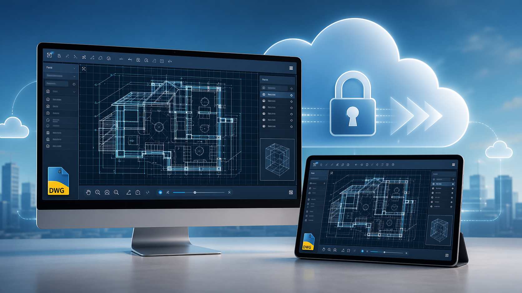 Просмотр DWG файлов онлайн – мгновенно открывайте чертежи AutoCAD в браузере